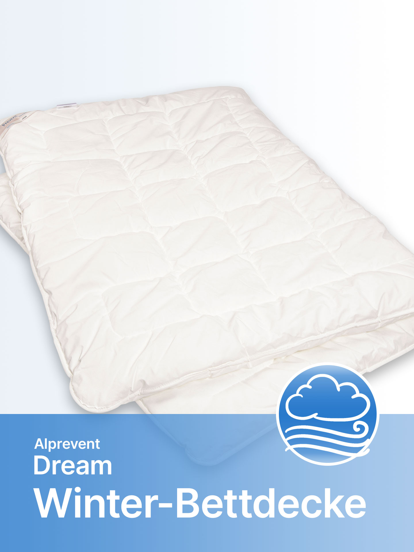 Allergiker "Prevent Dream" Winter-Bettdecke - allergendicht, milbendicht